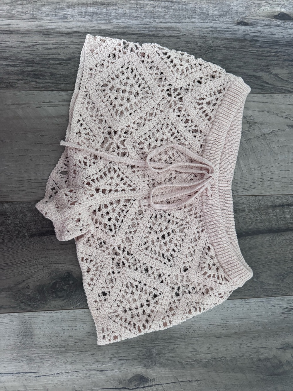 🌼 Wild Fable Crochet Drawstring Shorts Size M